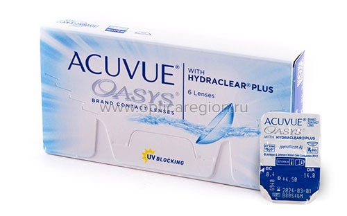 :Acuvue Oasys with hydraclear Plus 6 .<span style='color:#999;'>  </span>