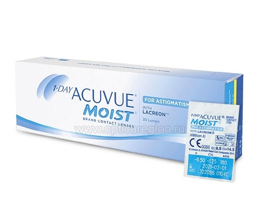 :1 Day Acuvue Moist stigmatism 30 .<span style='color:#999;'>  </span>