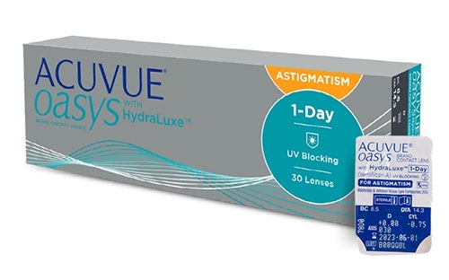Фото:1 Day Acuvue Oasys with HydraLuxe for Аstigmatism 30 шт.<span style='color:#999;'> в Заинске</span>