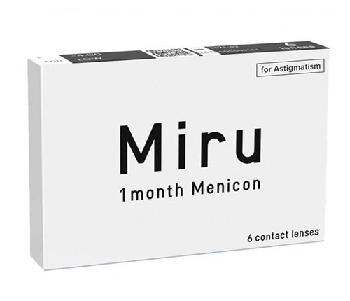 :Menicon Miru 1Month for Astigmatism 6 .<span style='color:#999;'>  </span>