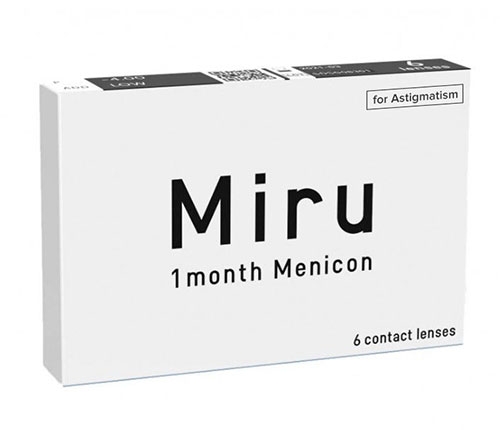 :Menicon Miru 1Month for Astigmatism 6 .<span style='color:#999;'>   </span>